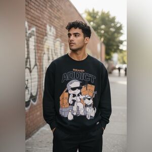 Filthy Dripped Sneaker Addict Sweatshirt Size L